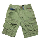 Bern Bermuda Solid Color Cargo Style With Elastic Waist Green For Boys