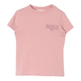 ELISABETTA FRANCHI t-shirt girocollo tinta unita con logo Rosa per Bambina EGTS084 ROSA ELISABETTA FRANCHI 