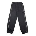 DISCLAIMER pantalone tinta unita con elastico in vita Nero per Bambino 24IDK58224 NERO DISCLAIMER 
