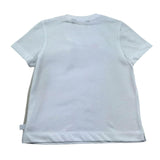 K-Way T-Shirt Girocollo Tinta Unita con Stampa per Bambina K2151QW BIANCO K-WAY 
