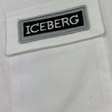 Iceberg T-Shirt Girocollo Tinta Unita per Bambino TSICE5103J BIANCO ICEBERG 