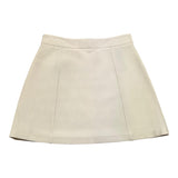 Max&amp;Co. Plain Skirt With Zip And Buttons Cream For Girls