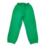 Chiara Ferragni Solid Color Tracksuit Pants With Green Logo For Girls