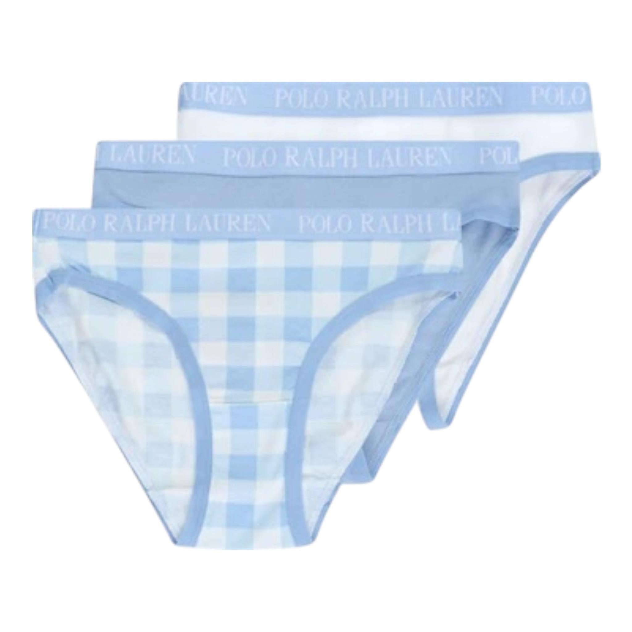 Ralph Lauren Slip 3 Pezzi per Bambina 4P5003 AZZURRO RALPH LAUREN 