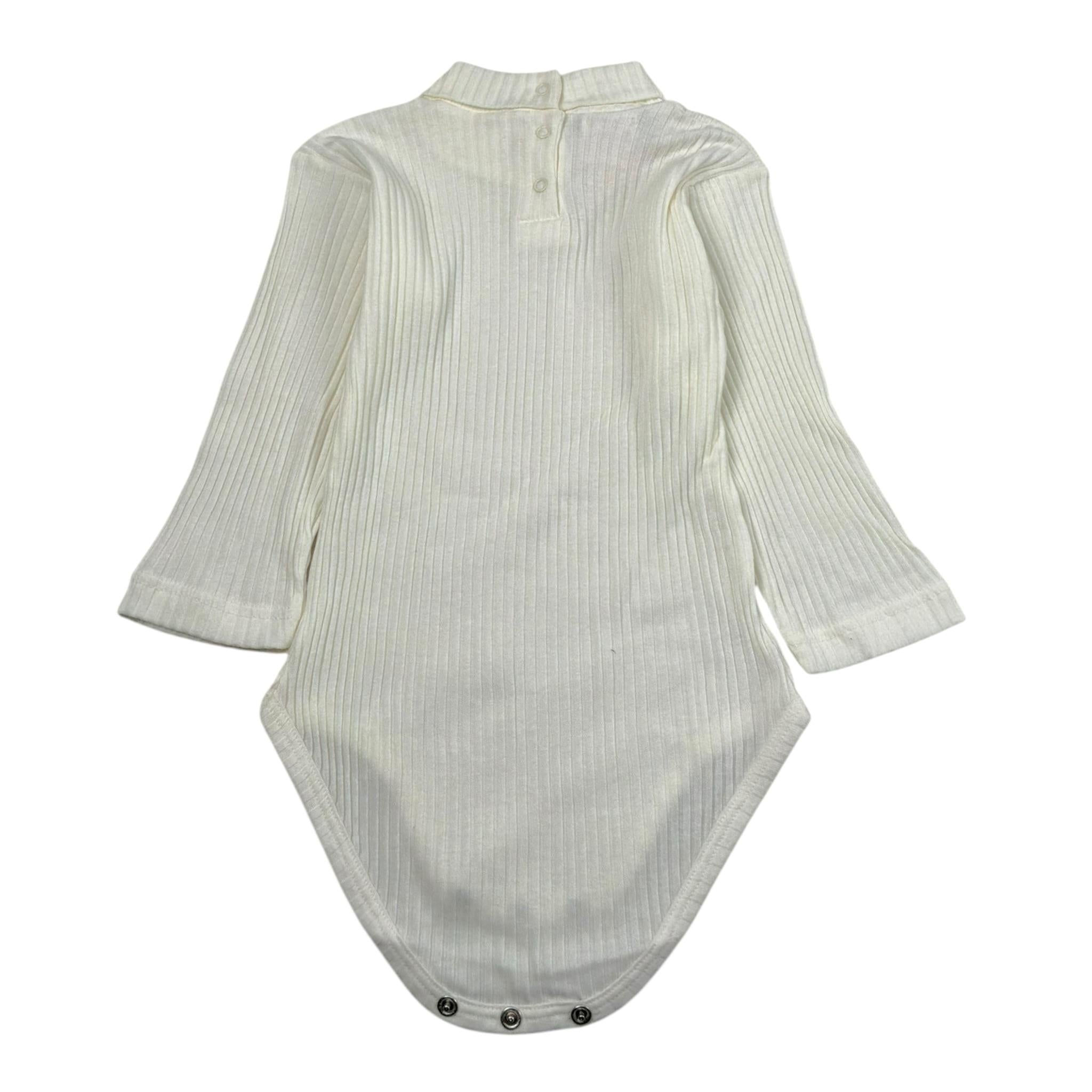 Babyvip Body Tinta Unita Mezzo Collo per Neonata T7195 PANNA BABYVIP 