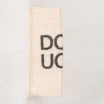 Dou Dou T-Shirt Girocollo Tinta Unita con Stampa per Bambino DW8P21 BIANCO DOU DOU 