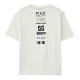 Emporio Armani Completo 2 Pezzi T-Shirt-Bermuda Bicolore per Bambino 7B000068 PANNA/NERO EMPORIO ARMANI 