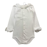 BABIDU body tinta unita con colletto ricamato Bianco per Bambina BOOOOD BIANCO BABIDU 