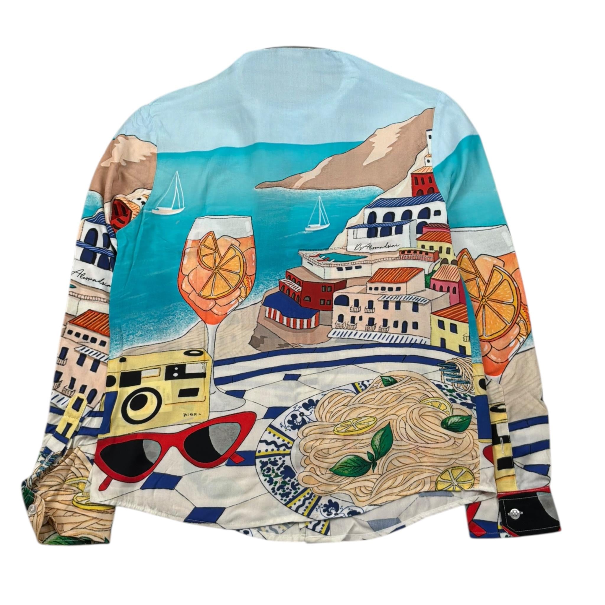 Daniele Alessandrini Camicia Manica Lunga Stampa Fantasia per Bambino 1235C00229X MULTICOLOR DANIELE ALESSANDRINI 