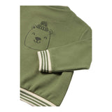 MAYORAL felpa tinta unita con bottoni Verde per Bambino 2474J VERDE MAYORAL 