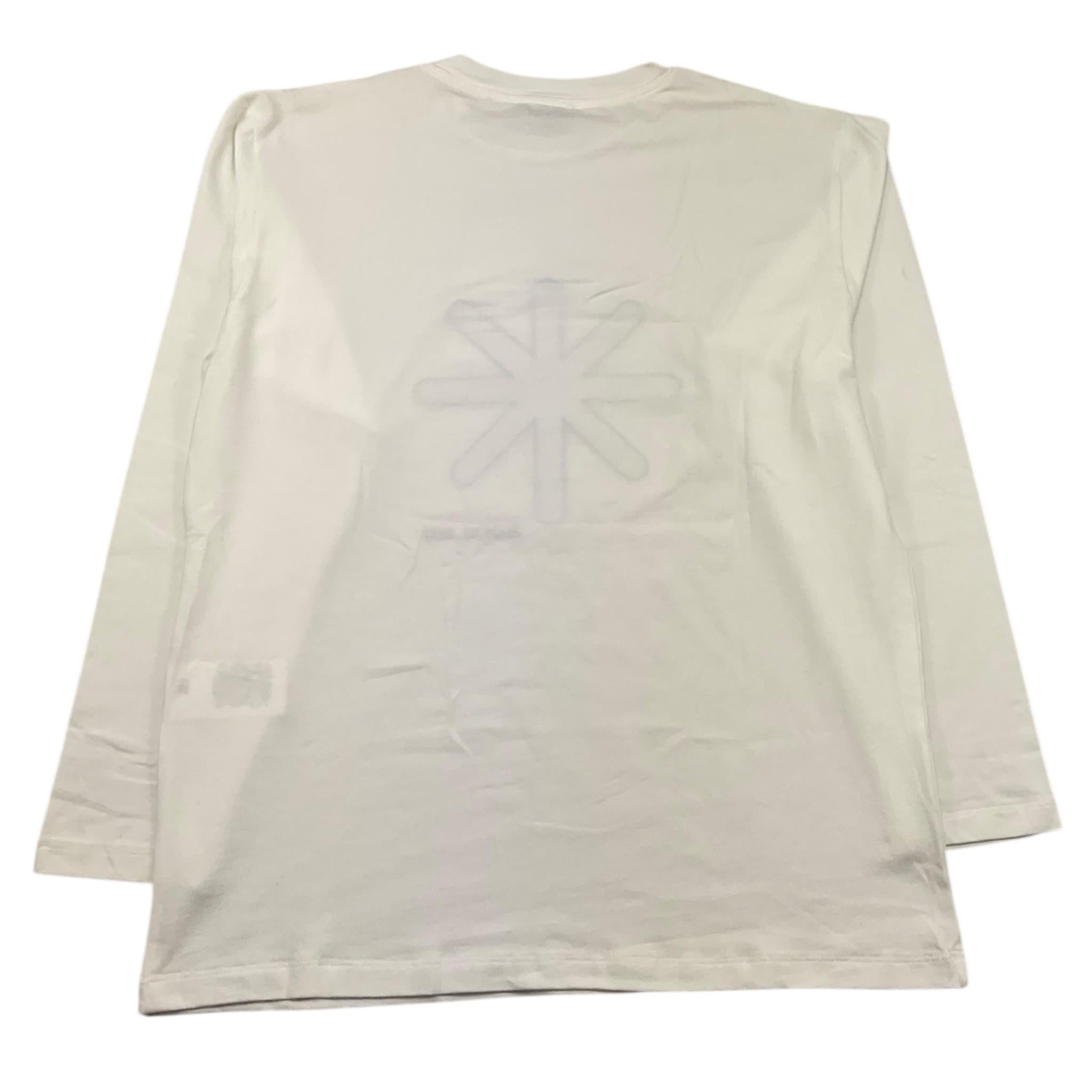 MANUEL RITZ shirt girocollo tinta unita con logo Bianco per Bambino MR2370 BIANCO MANUEL RITZ 
