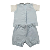 Coccode Completo 2 Pezzi T-Shirt-Culotte Tinta Unita per Neonato C551677 AZZURRO COCCODE 