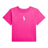 Ralph Lauren T-Shirt Modello Crop Tinta Unita per Bambina 312957340001 FUXIA RALPH LAUREN 