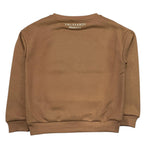 TRUSSARDI felpa chiusa girocollo tinta unita con stampa Beige per Bambino TGA25108 BEIGE TRUSSARDI 