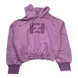 Fun & Fun Felpa Chiusa con Cappuccio Tinta Unita per Bambina FNJST15995 LILLA FUN & FUN 