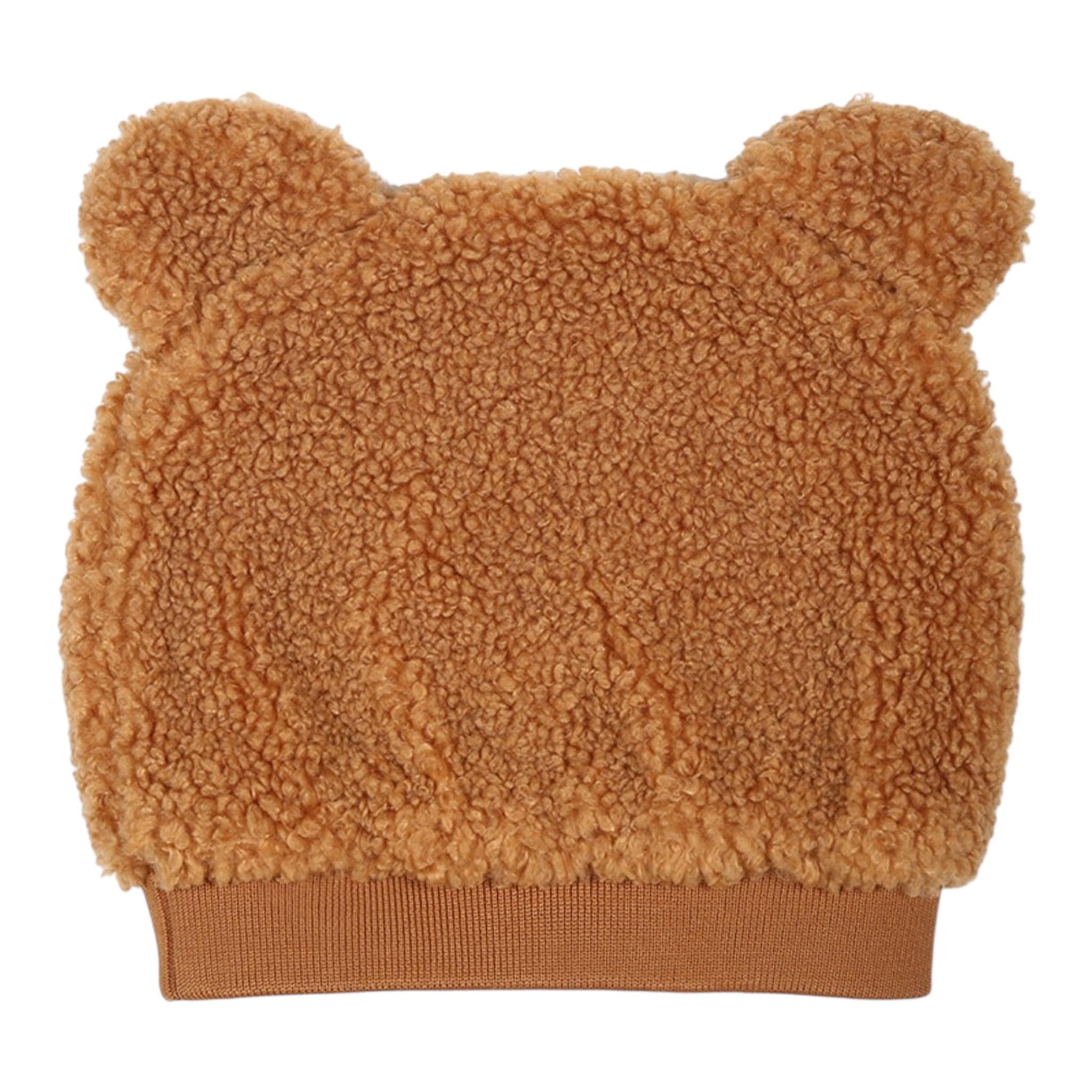 MOSCHINO cappello teddy tinta unita con orecchie Marrone per Neonato MUX04X MARRONE MOSCHINO 