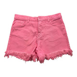 Marc Ellis Solid Color Shorts With Adjustable Waistband Pink For Girls
