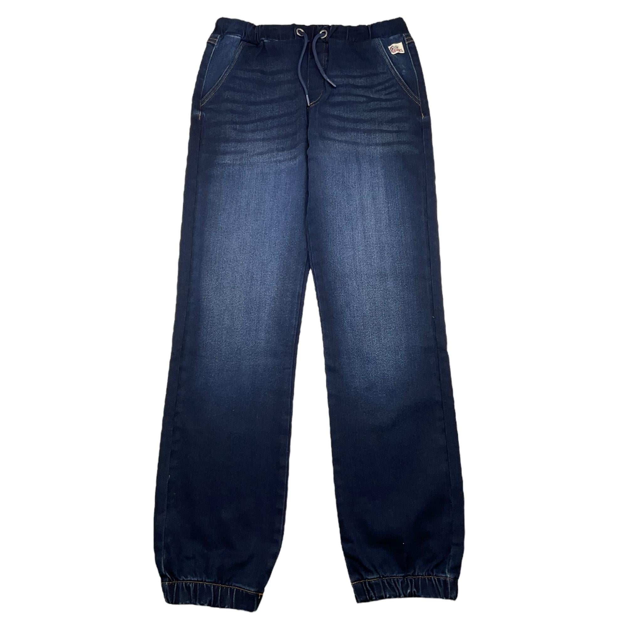 ROY ROGER'S jeans morbido tinta unita con elastico in vita Blu per Bambino RA118 BLU ROY ROGER'S 