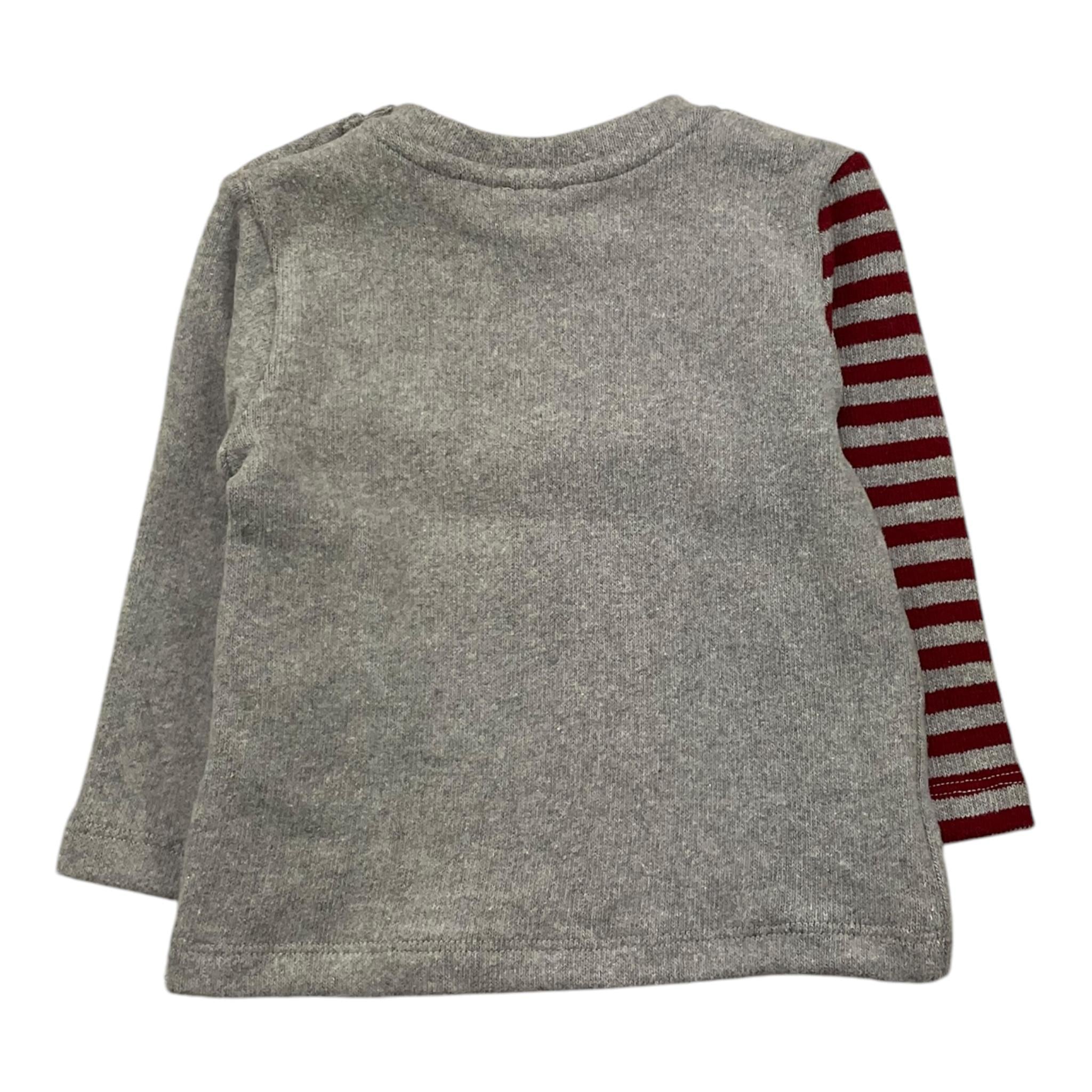 LE BEBE' maglia girocollo tinta unita con taschino Grigio per Neonato LBB5158 GRIGIO LE BEBE' 