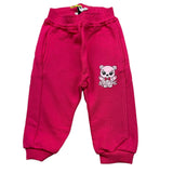 MOUSSE pantalone modello tuta tinta unita con sampa Fuxia per Neonata BEARLOVE FUXIA MOUSSE 