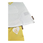 completo 2 pezzi t-shirt-leggins bicolore JIP26076VE BIANCO/GIALLO JUST CAVALLI 