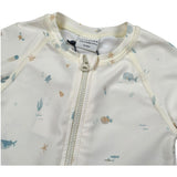 Bamboom+Babies Tutina Mare Tinta Unita con Stampe per Neonato 726 PANNA BAMBOOM+BABIES 