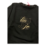 LIU JO felpa chiusa girocollo tinta unita cn brillantini Nero per Bambina GF3179X NERO LIU JO 