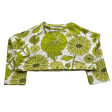 Dondup Sweatshirt Crewneck Floral Pattern White For Girls