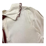 LA STUPENDERIA shirt tinta unita con colletto Panna per Bambina TJMG72 PANNA LA STUPENDERIA 