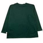 PAOLO PECORA shirt girocollo tinta unita con logo Verde per Bambino PP4131 VERDE PAOLO PECORA 