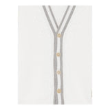 Eleventy Cardigan Tinta Unita con Pofili In Contrasto per Bambino EW9P50 BIANCO ELEVENTY 