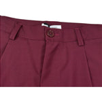 Paolo Pecora Pantalone Tinta Unita con Girovita Regolabile per Bambino PP4195 BORDEAUX PAOLO PECORA 