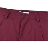 Paolo Pecora Pantalone Tinta Unita con Girovita Regolabile per Bambino PP4195 BORDEAUX PAOLO PECORA 