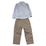 BARCELLINO completo 3 pezzi camicia-pantalone-papillon Azzurro per Neonato 1150705L AZZURRO BARCELLINO 