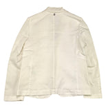 Dondup Single Breasted Cream Solid Color Jacket For Boys