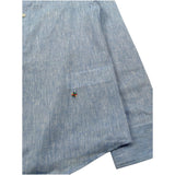 Manuel Ritz Camicia Manica Lunga tinta unita Collo Coreano Azzurro per Bambino MR2573 AZZURRO MANUEL RITZ 