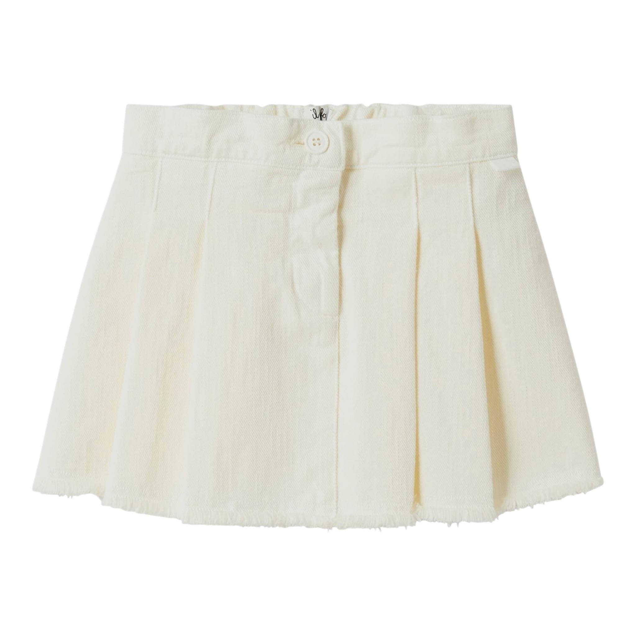 Il Gufo Gonna Tinta Unita con Girovita Regolabile per Neonata P25GN230J0044N PANNA IL GUFO 