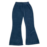 SAINT BARTH pantalone tinta unita modello zampa in ciniglia Blu per Bambina CECILIA BLU SAINT BARTH 