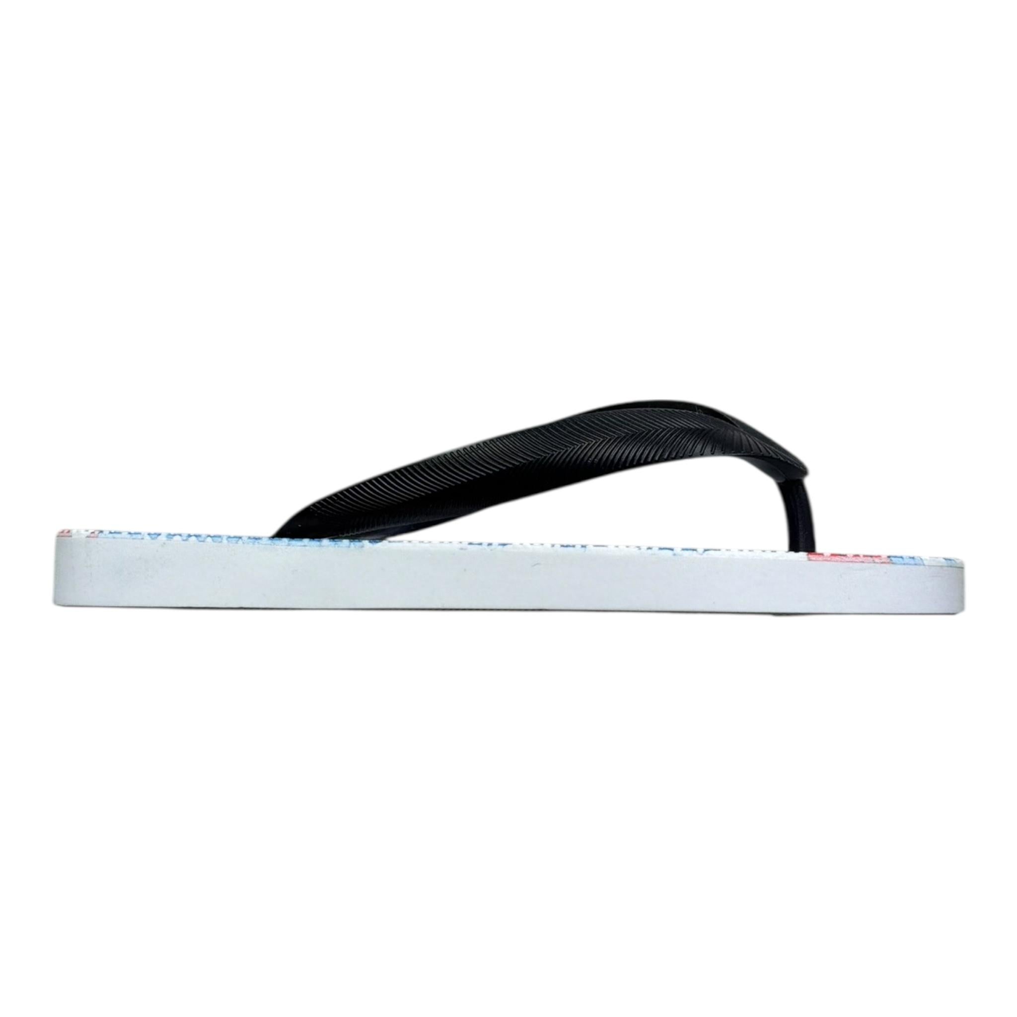 Saint Barth Infradito Tinta Unita con Stampa per Bambino 00752L BIANCO SAINT BARTH 