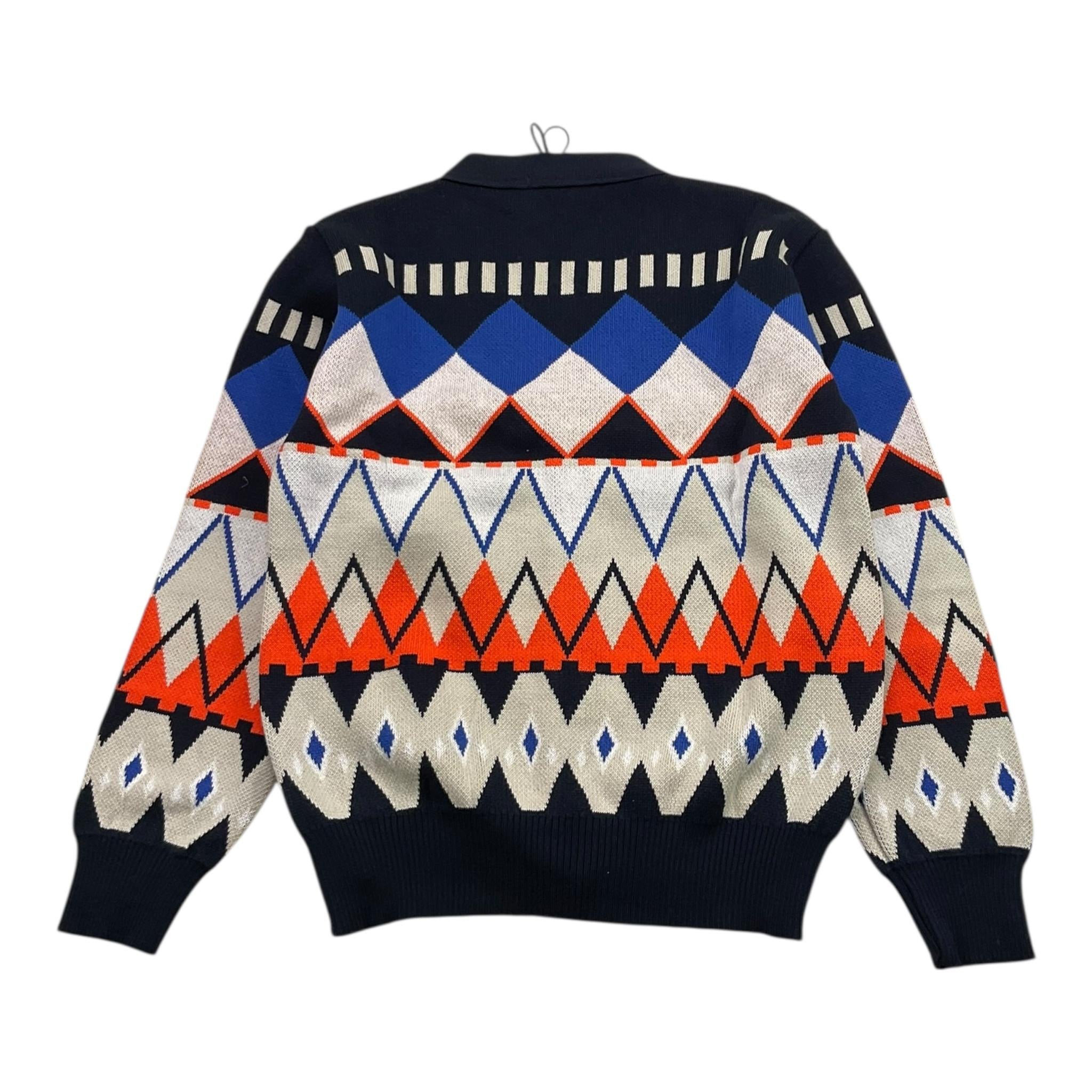 DANIELE ALESSANDRINI cardigan tinta unita con fantasia astratta Blu per Bambino 1231W00039 BLU DANIELE ALESSANDRINI 