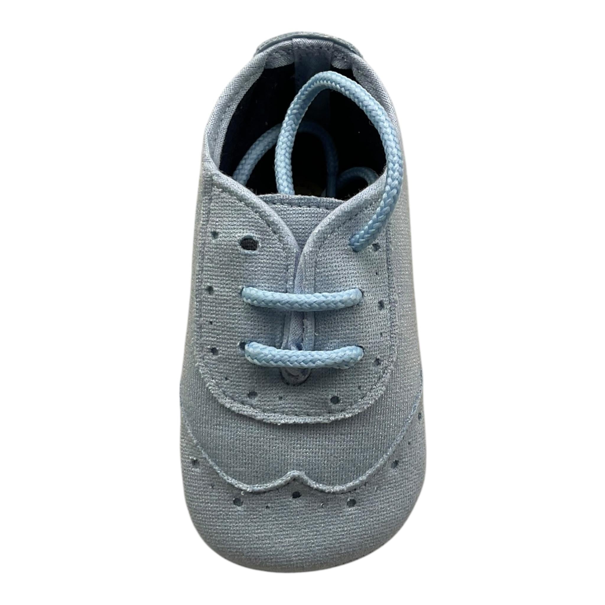 Colori Chiari Scarpe Tinta Unita con Lacci per Neonato MN957881 AZZURRO COLORI CHIARI 