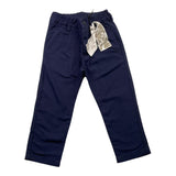 Cesare Paciotti Solid Color Pants With Elastic Waist Blue For Newborn