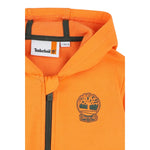 Timberland Felpa con Zip E Cappuccio Tinta Unita per Neonato T06487 ARANCIONE TIMBERLAND 