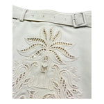 Just Cavalli Gonna Tinta Unita con Trafori E Cintura per Bambina JGP26133MG AVORIO JUST CAVALLI 