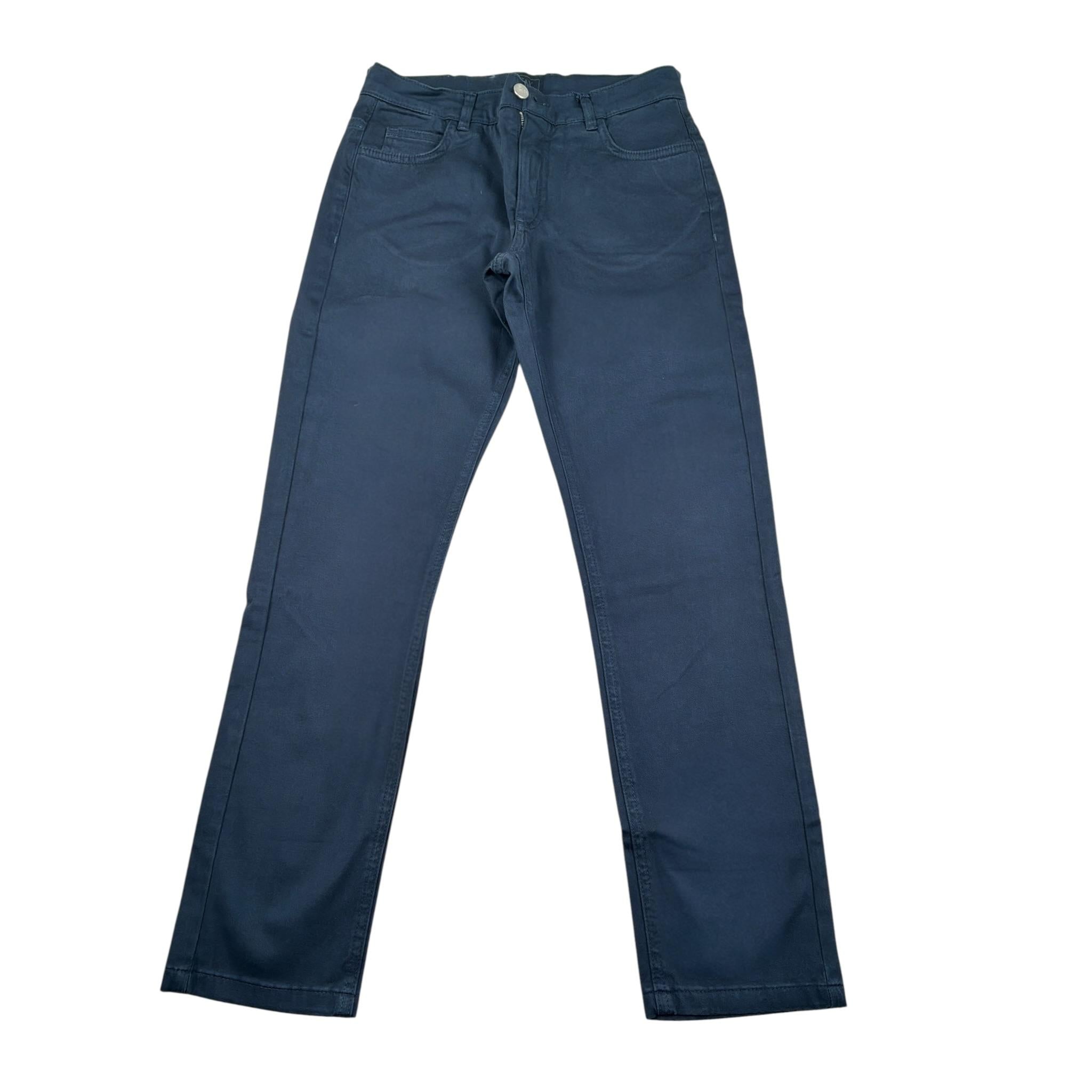 Fay Pantalone tinta unita con 5 Tasche Blu per Bambino FU6Q40 BLU FAY 