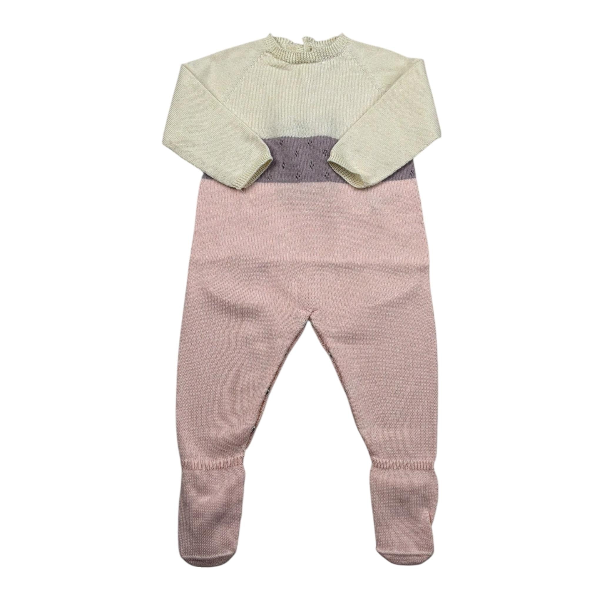 Wedoble Tutina Manica Lunga Tricolore per Neonata V2505346A MULTICOLOR WEDOBLE 