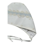 Artesania Infantil Cappello Tinta Unita con Ricami per Neonata 454C PANNA ARTESANIA INFANTIL 