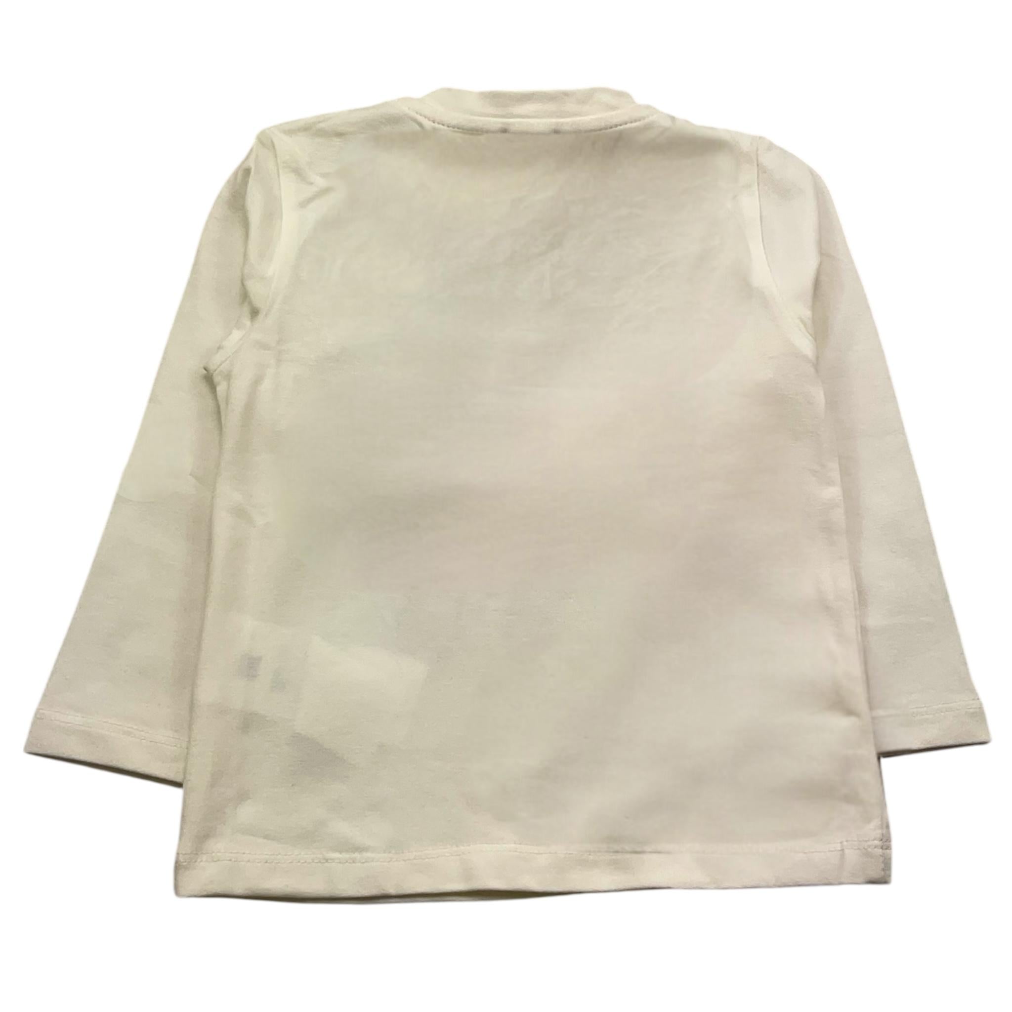 LE BEBE' shirt girocollo tinta unita con stampa orso Panna per Neonato LBB4778 PANNA LE BEBE' 