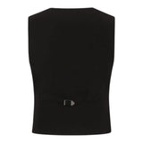 John Richmond Gilet Tinta Unita Doppiopetto per Bambino RBP25220GTX NERO JOHN RICHMOND 