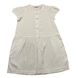 Caffe' D'Orzo One-Piece Half Sleeve Solid Color White Baby Girl Jumpsuit